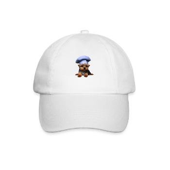 Yorkshire Terrier Restaurateur Chien Chien Chiot Cuisine - Casquette classique - blanc/blanc - Devant