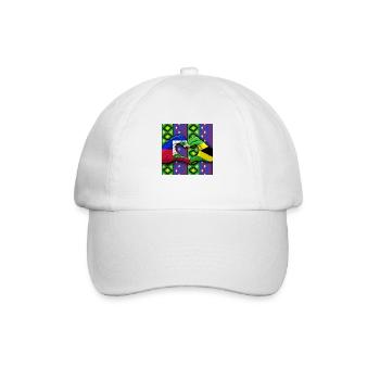 Haiti Haitian Jamaica Combination I Gift - Baseball Cap - white/white - Front