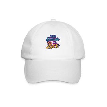 Sortez des sentiers battus - Casquette classique - blanc/blanc - Devant