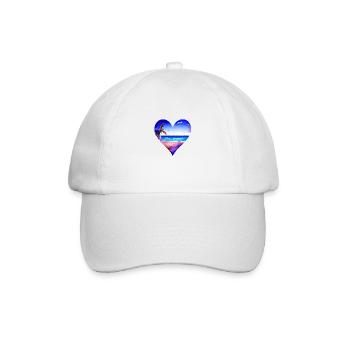 Plage Palmiers Vacances d’été Soleil Palm Island - Casquette classique - blanc/blanc - Devant