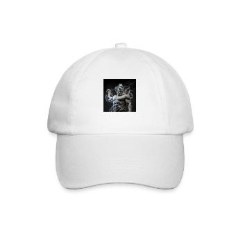 Greek Zeus Sculpture Modern - Baseball Cap - white/white - Front