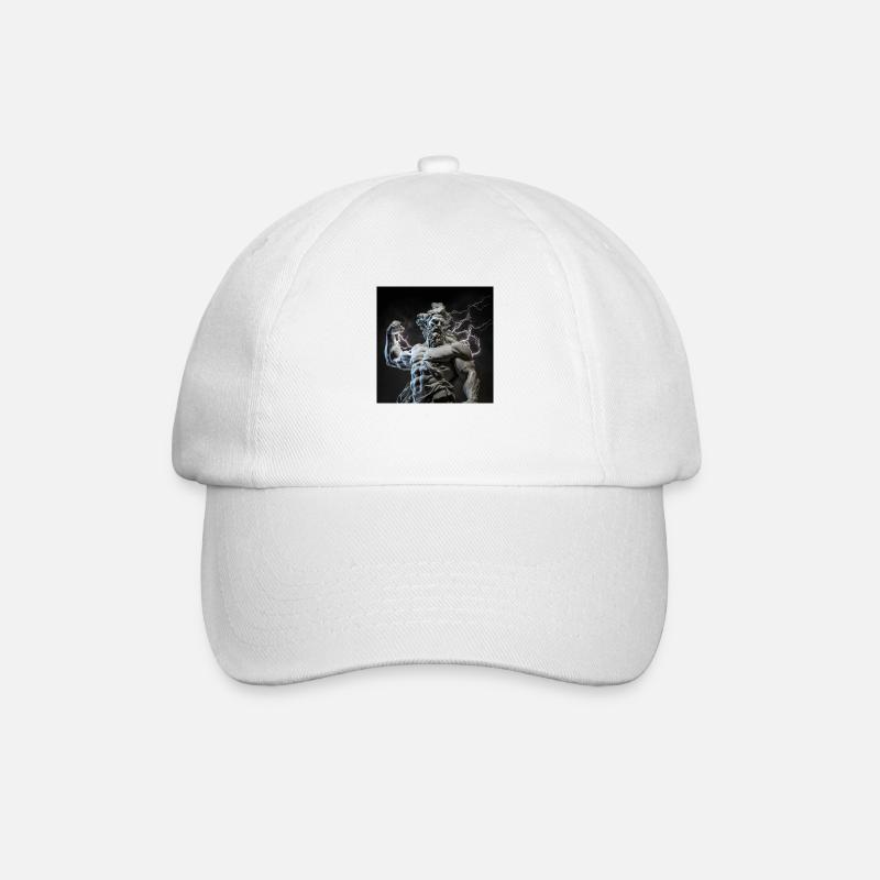 Zeus grec Sculpture Moderne - Casquette classique - blanc/blanc