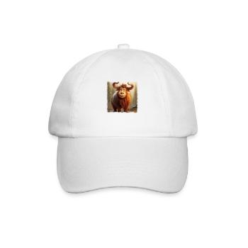 Jeunes bisons - Casquette classique - blanc/blanc - Devant
