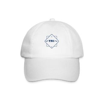 Triathlon Natation Bike Run Marathon - Casquette classique - blanc/blanc - Devant