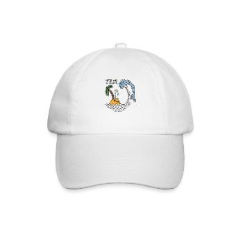 Le temps de l’eau pour être en vie - Casquette classique - blanc/blanc - Devant