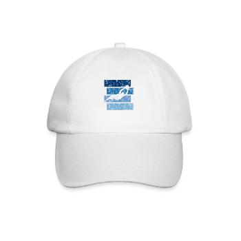 Rugby gift Vintage - Baseball Cap - white/white - Front