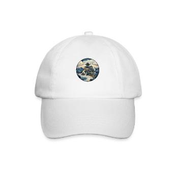 No. 2: Temple Japan Kanagawa T-shirt Ukyio_e - Baseball Cap - white/white - Front