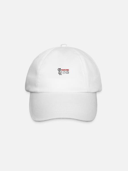 Halloween Dancing King Skeleton Dance Gift Idea - Baseball Cap - white/white