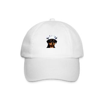 Rottweiler Restaurateur Dogs Dog Puppy Cooking Dog - Baseball Cap - white/white - Front