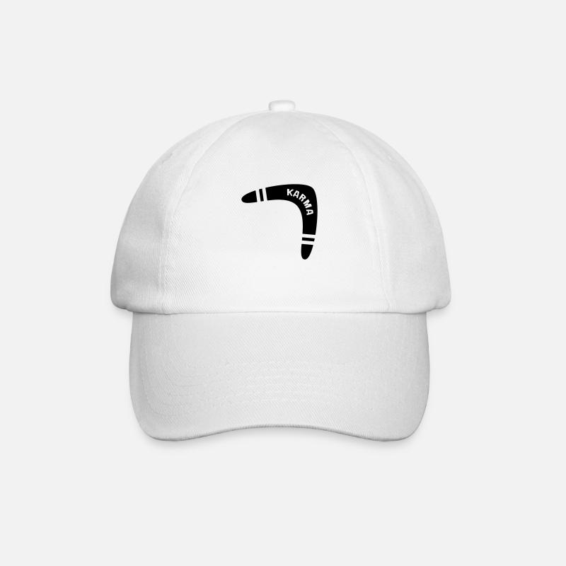 KARMA BOOMERANG - Baseballkappe - Weiß/Weiß