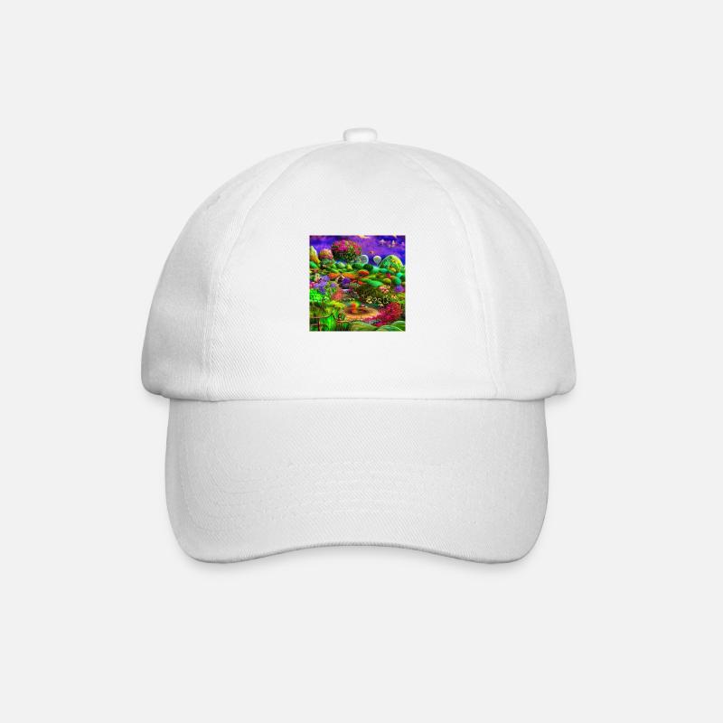 Jardin surréaliste - Casquette classique - blanc/blanc