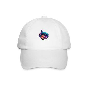 Orca Art - Baseball Cap - white/white - Front