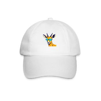 Loka the impala - Baseball Cap - white/white - Front