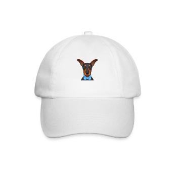 Doberman puppy Doberman dog Doberman trainer - Baseball Cap - white/white - Front