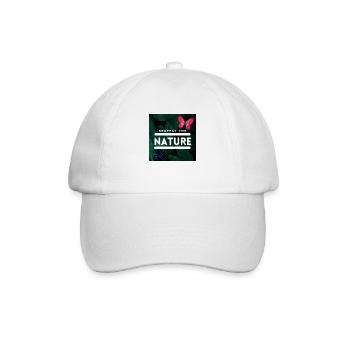 Respect the Nature - Baseballkappe - Weiß/Weiß - Vorne
