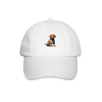 Labrador Retriever chiot Labrador propriétaire - Casquette classique - blanc/blanc - Devant