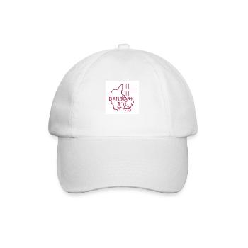 Map of Denmark - Baseball Cap - white/white - Front