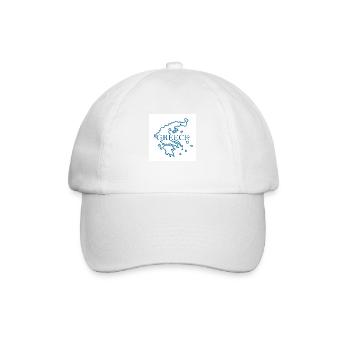 Map of Greece - Baseball Cap - white/white - Front