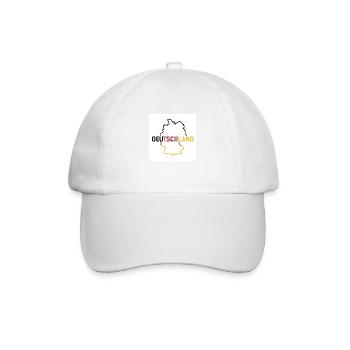 Map of Germany - Baseball Cap - white/white - Front