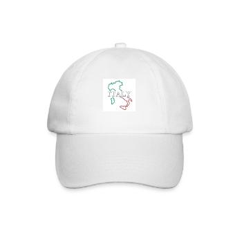 Map of Italy - Baseball Cap - white/white - Front