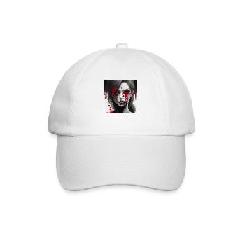 Zombie Lady. - Baseball Cap - white/white - Front