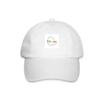 Map of Ethiopia - Baseball Cap - white/white - Front