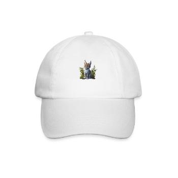 Little lynx - Baseball Cap - white/white - Front