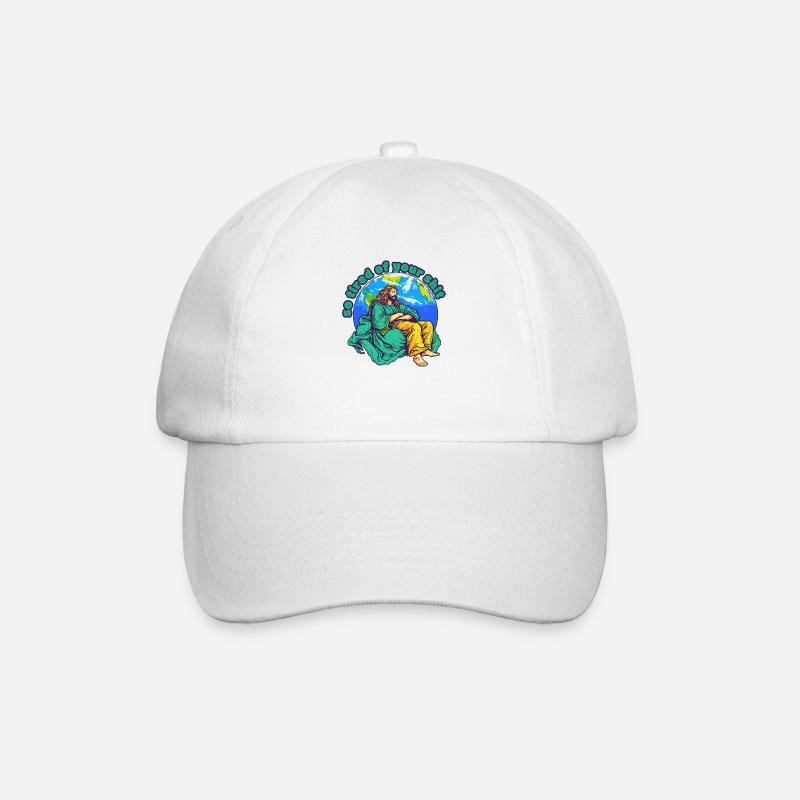 Jésus fatigué - Casquette classique - blanc/blanc