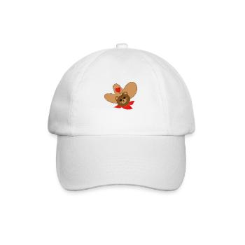 Western bear - Baseball Cap - white/white - Front