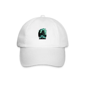 Monstre in the Town - Baseball Cap - white/white - Front