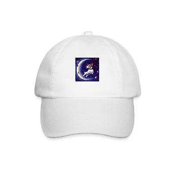 SpaceDog - Baseballkappe - Weiß/Weiß - Vorne