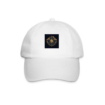 Bitcoin Logo Modern Stylish Desgin - Baseball Cap - white/white - Front