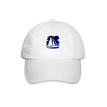 Voilier Voilier Voilier Voile - Casquette classique - blanc/blanc - Devant