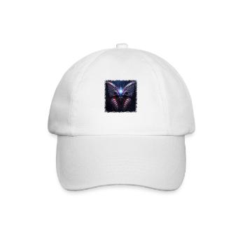 citation dictons vert génial monarque papillon cadeau - Casquette classique - blanc/blanc - Devant