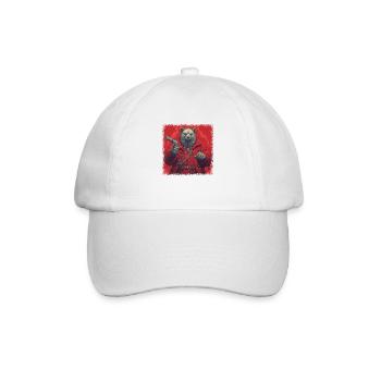 Present Funny Quote Happy Panda Mammal Funny - Baseball Cap - white/white - Front