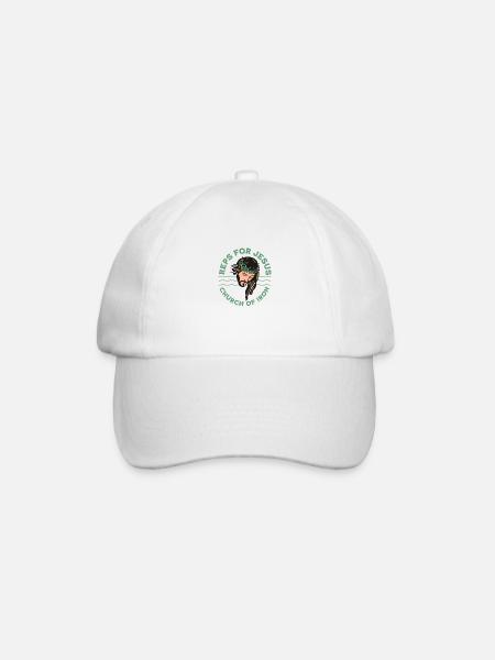 Reps For Jesus Funny Gym - Baseball Cap - white/white
