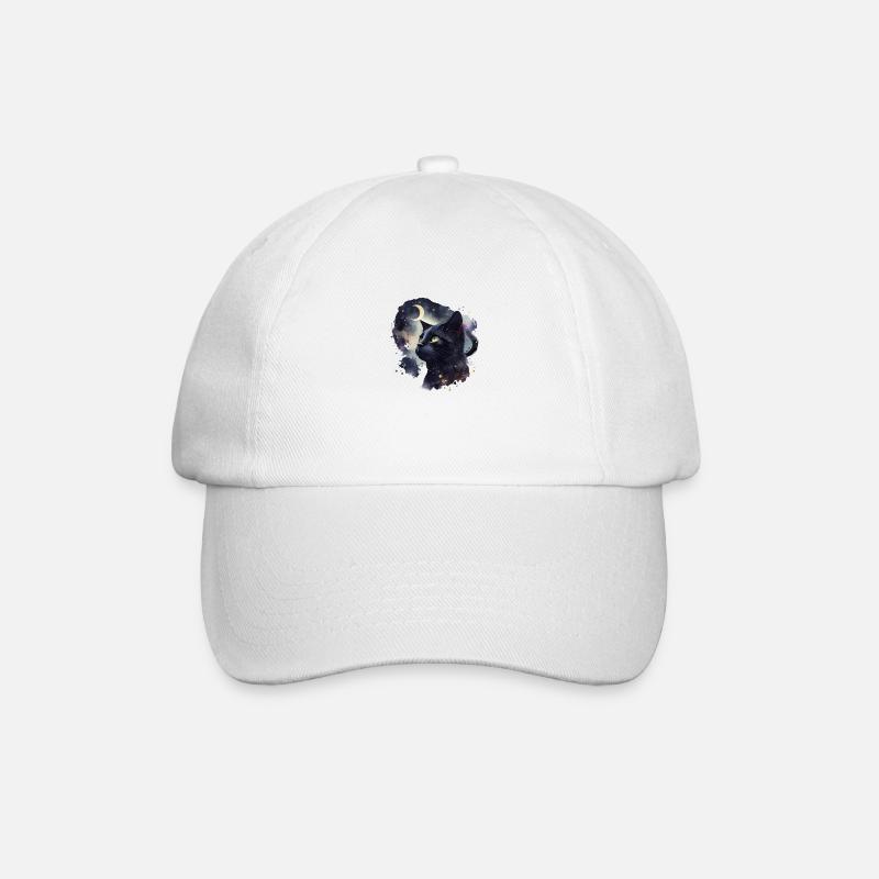 Chat mystique - Casquette classique - blanc/blanc