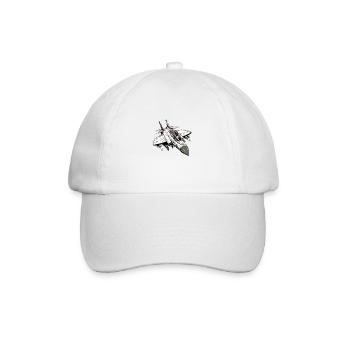 Silberpfeil-Ebene - Baseballkappe - Weiß/Weiß - Vorne