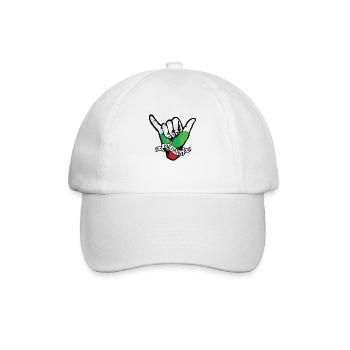 Bulgaria Shaka - Baseball Cap - white/white - Front