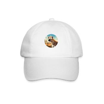 Hyène - Casquette classique - blanc/blanc - Devant