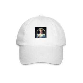 Die himmlische Aphrodite - Baseballkappe - Weiß/Weiß - Vorne