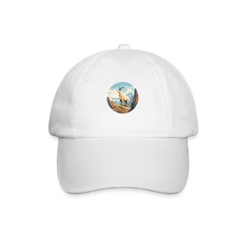 Mountain Goat - Baseball Cap - white/white - Front