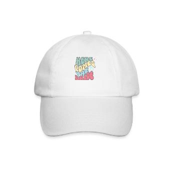 Here comes the bride-la mariée - Casquette classique - blanc/blanc - Devant