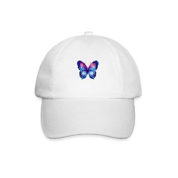 Papillon Animal Insecte Papillon - Casquette classique - blanc/blanc - Devant