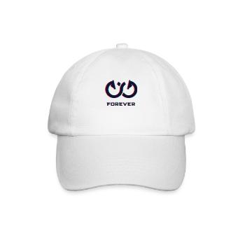 Forever Horse Design 1 - Baseballkappe - Weiß/Weiß - Vorne