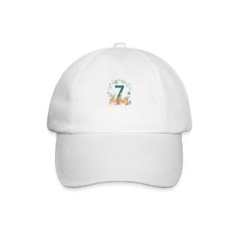 7th anniversary - seventh anniversary animals - Baseball Cap - white/white - Front