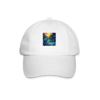 Panda Bear Koala Présent Déclaration Geek Birthday - Casquette classique - blanc/blanc - Devant