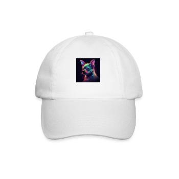 Chihuahua art - Baseball Cap - white/white - Front