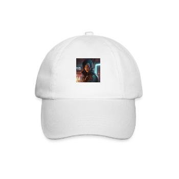 Woman art - Baseball Cap - white/white - Front
