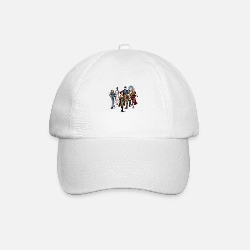 Les voyageurs du temps - Casquette classique - blanc/blanc